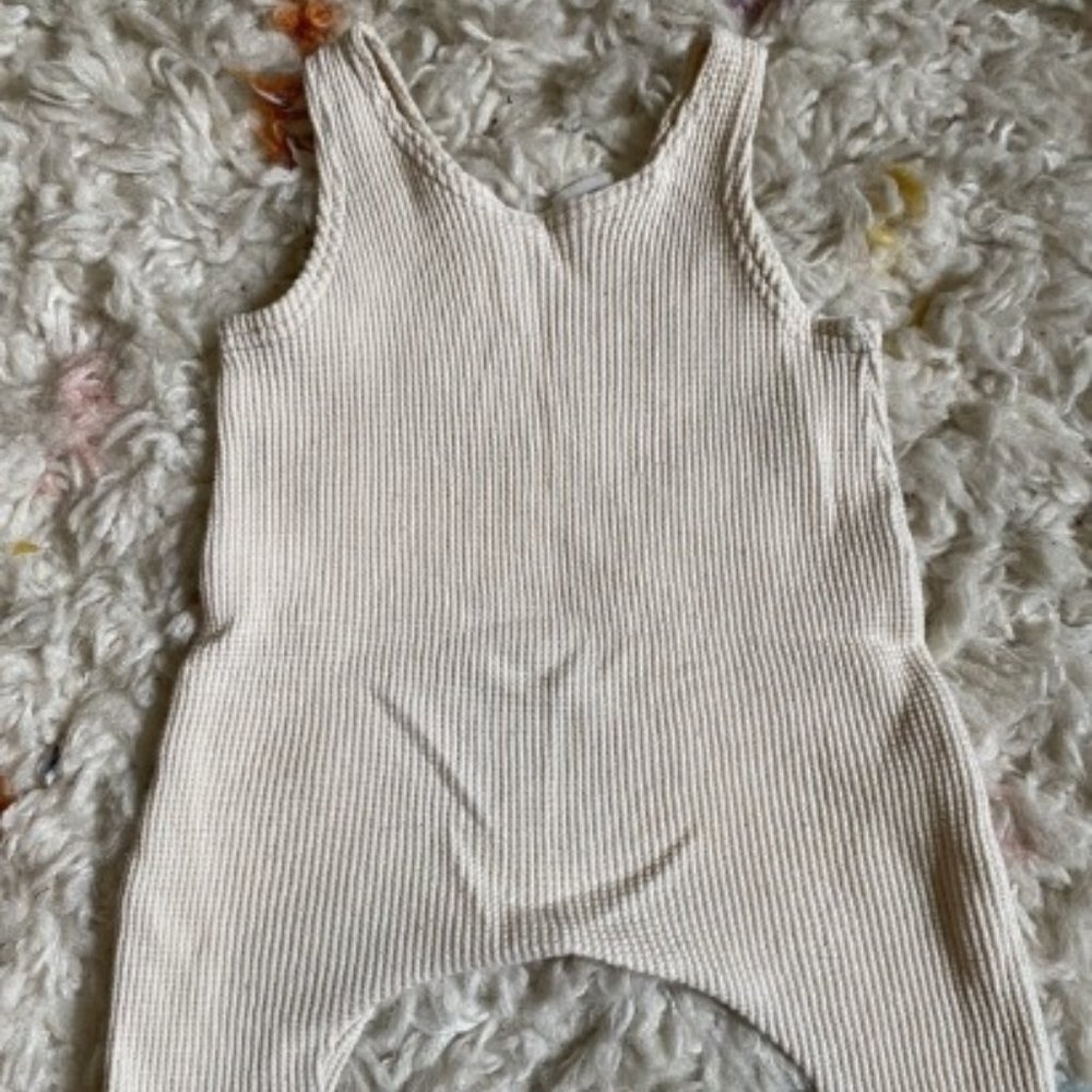 Wildflower Mornings Organic Cotton Waffle Knit Jumpsuit